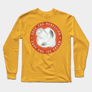 Save the Rebellion Save the Ice Cream Vintage Long Sleeve T-Shirt